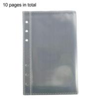 Zipper Binder Transparent Window Design Star Pattern PVC Cover Card Organizer with Multiple Slots Portable Card Holder Binder for Idol Cards Photo gray