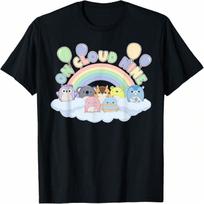On Cloud Nine 9th Birthday Squish Squad Mallow Girls Kids T-Shirt S įvairiaspalvis