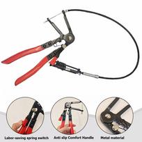 Flexible Cable Hose Clamp Pliers, Auto Repair Tool For Straight Hose Bundle Removal raudona