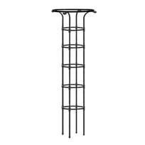 Augalo stovas vijokliniams augalams tvirtas augalo atraminis metalinis sodo stovas juodas 185 X 28cm / 72.83 X 11.02in gray