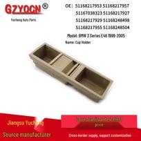 BMW 3 Series E46 (1999-2005) Beige Cup Holder Car Accessory for Center Console Beige Cup Holder gray