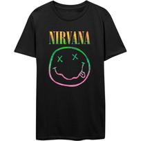 Nirvana Unisex T-Shirt: Sorbet Ray Happy Face XXL black