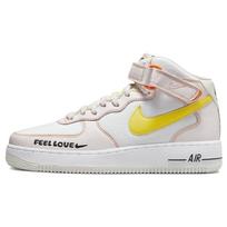 Nike  Air Force 1 07 Mid Feel Love Women Sneakers White Pearl-Pink Action-Green FD0869-100 38 gray