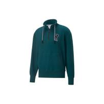 Puma x Ami Half-Zip Sweatshirt Varsity Green Unisex Tops 535993-24 S black