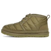UGG Neumel Lta Leather Round Toe Lace-Up Comfortable Versatile Short Boots Men boots Army-Green 1136611-BTOL 44 gray