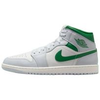 Air Jordan 1 Mid Summit White Lucky Green Vyriški sportbačiai Šviesiai pilki DQ8426-142 45 white