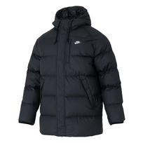 Nike Sportswear Club Therma-Fit Atsparus vandeniui Pūkų šiltas gobtuvas Ilgomis rankovėmis pūkinė striukė Vyriškas viršutinis drabužis IB2974-010 3XL black