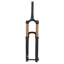 27.5 Inch Mountain Bike Suspension Fork 175mm Stroke Bicycle Front Fork Tapered Steerer Manual Lockout Gold brown