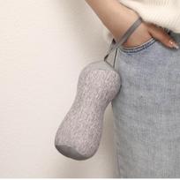 Mini kaklo pagalvė Nešiojama U formos pagalvė, Suaugusiųjų Kelioninė Nugara Miegamoji kaklo pagalvė Biuro pagalvė Atraminė kaklą Miego pagalvė šviesiai pilka spalva