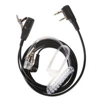 2Pin Acoustic Tube Headset Earpiece for HYT Baofeng UV-5R BF-888S Walkie Talkie juoda