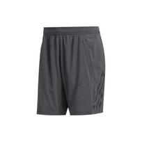 Men's adidas Logo Stripe Solid Color Gym Breathable Sports Shorts Gray FP7846 S