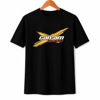 Can Am Team Black Cotton Fabric T-Shirt Streetwear Style Unisex Fit S