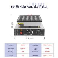 Commercial 25-Hole Pancake & 50-Hole Dorayaki Waffle Maker 25-Hole Pancake Maker gray