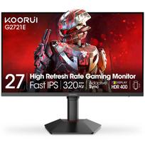 KOORUI G2721E 27-Inch Gaming Monitor - 320Hz Fast IPS PC Monitor - 1ms - HDR400 - 98% DCI-P3 - HDMI 2.1 & DisplayPort 1.4 juoda