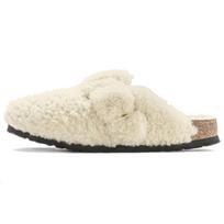 Birkenstock Shearling Buckle Sandals Women's 1025664 42 smėlis