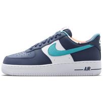 Nike Air Force 1 07 LV8 EMB Thunder Blue Washed Teal Vyriški kedai DM0109-400 46 white
