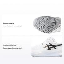 ASICS Gel Resolution 9 Balti Juodi Vyriški Sportbačiai 1041A330-100 48 gray