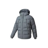 FILA Athletics Basic Sports Simple Hooded Long Sleeve Warm Down Jacket Men Jacket Rock-Gray A11M242904FGY S gray