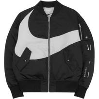 Nike Therma-Fit Synthetic Fill Reversible Bomber Jacket Black/White Men Streetwear DD6055-010 XXL white