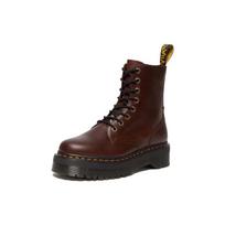 Dr. Martens Jadon Series Odiniai Apvalianosio Raišteliais Plokščiapadžiai Aulinukai Moterims Tamsiai Rudos spalvos 31375201 37 black