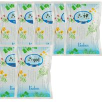 Liu Shen Baby Talcum Powder (Fragrance-Free, 75g x 7 Bags) white