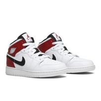 Air Jordan 1 Mid GS Chicago Retro sportbačiai Balti ir raudoni 554725-116 EU 36 balta/raudona