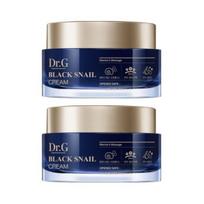 Dr.G Black Snail Cream Skin Repair Anti-Aging Moisturizing Cream Set 2 x 50ml gray