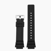 Casio MRW-S300H serijos laikrodžio apyrankės modifikavimui Su minkštu dervos silikonu Speciali laikrodžio apyrankė Dervinė be dulkių riešo juosta 0mm black