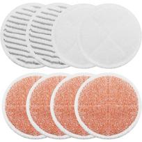 Mop Pads Replacement Set Compatible with Bissell Spinwave 2039A 2124: 4 Heavy Scrub Pads, 2 Soft Pads, 2 Scrubby Pads by BeiLan (8Pack) įvairiaspalvis
