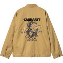 Carhartt WIP Ducks Jacket With Embroidered Duck Pattern On The Inner Pocket Unisex Jacket Khaki I033699-1YH-XX S