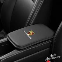 Porsche MO7PU odinė automobilio porankių dėžutės pagalvėlė Neslystanti apsauginė pagalvėlė Porsche Cayenne Panamera Macan 911 718 Taycan Boxster Cayman 918 black