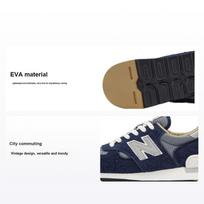 Carhartt WIP x New Balance 990v1 Pagaminta JAV Sculpture Center Unisex Bėgimo bateliai Mėlyni Tamsiai mėlyni Plieno pilki M990CH1 38 brown