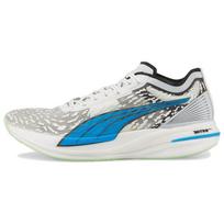 Puma Deviate Nitro Elite Racer Wildwash Men Sneakers White Ocean-Dive Fizzy-Lime 376538-01 46 white