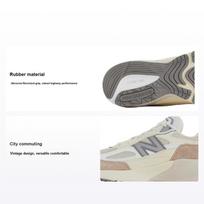 Teddy Santis x New Balance 990v6 Pagaminti JAV Mindful Grey Unisex Sportbačiai Kreminės Kaulo M990SS6 43 white