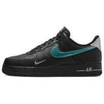 Nike Air Force 1 07 Juodi Mėlyni Žaibo Vyriški Sportbačiai Vilko Pilki Metaliniai Sidabriniai FD0654-001 45 black