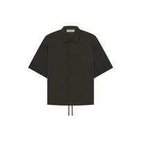 Fear of God Essentials Short-Sleeve Nylon Shirt Off Black Men Tops 186BT224000F XS black