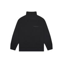 Fear of God Essentials SS20 Mock Neck Sweatshirt With Fleece Lining Unisex Tops Black FOG-SS20-269 XL