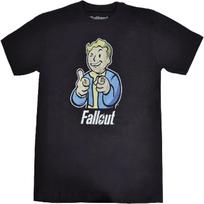 Fallout Men's Vault Boy Black T-Shirt L juoda