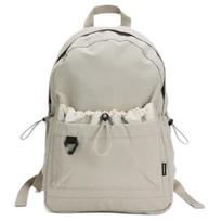 Converse Retro Minimalist Nylon Backpack Unisex Backpacks Gray UA5754-G4N Gray white