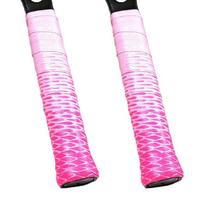 2pcs Sweatproof Textured Grip Tape Easyly Install Grip Tape Sports Handle Tape for Sports Gear Racquets Bike rožinė