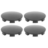 4Pcs Wheel Center Caps for Rim Hub Car Universal Replacement Accessories Parts OD 68mm ID 62mm Black