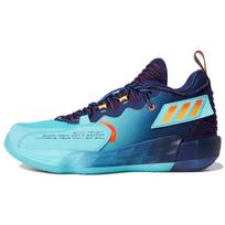Adidas Dame 7 EXTPLY GCA Dark Blue Men Sneakers Pulse-Aqua Solar-Red GV9878 47⅓ blue