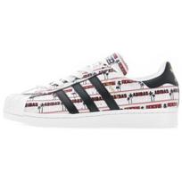 Nigo x adidas Superstar Batų su palmės lapo raštu Unisex Balti Avalynė-Baltas Pagrindas-Juodas S75556 44⅔ white