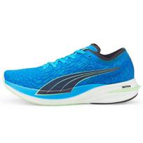 Puma Deviate Nitro Wildwash Men Sneakers Blue Ocean-Dive Fizzy-Lime 376223-01 40 blue