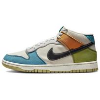 Nike Dunk Mid Šviesiai dramblio kaulo spalvos Daugiaspalviai vyriški kedai Mineralinės žalios spalvos, samanų žalumos, juodos spalvos DV0830-100 42.5 gray