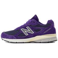 Teddy Santis x New Balance 990v4 Pagaminti JAV Slyvos violetinės spalvos Unisex sportbačiai Sidabriniai U990TB4 37.5 blue