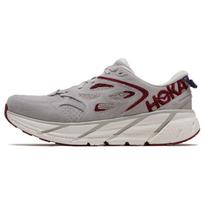 HOKA Clifton L Embroidery Lunar Rock Cabernet Unisex Sneakers Grey 1126854-LRCB 48 gray