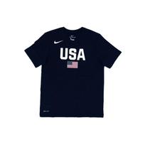 Nike World Cup Dream Team Quick-Drying Short-Sleeve T-Shirt Men Tops Deep-Blue AV4352-451 S