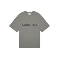 Fear of God Essentials SS20 Graphic Logo Short Sleeve T-Shirt Unisex Tops Gray Charcoal FOG-SS20-406 L
