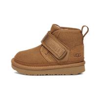 UGG Neumel Suede Comfortable Warm Short Snow Boots Kids boots Chestnut-Brown 1130757T-CHE 22 brown